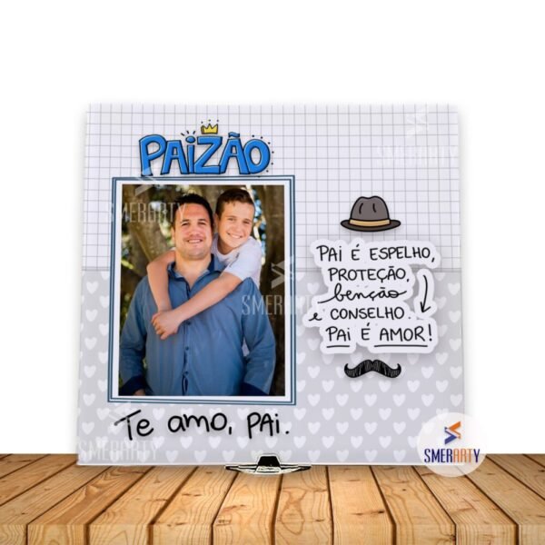 Presente Personalizado para PAI - Azulejo Com Foto