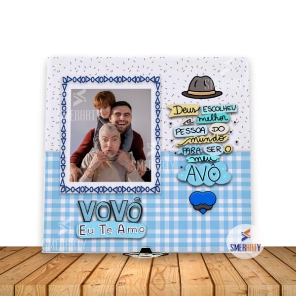 Presente Personalizado para Avô - Azulejo com Foto