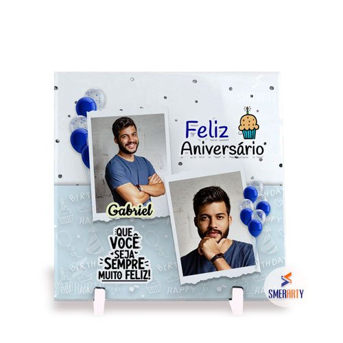 Presente de Aniversário Criativo | Azulejo Personalizado com Sua Foto