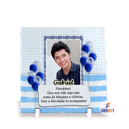 Presente de Aniversário Criativo | Azulejo Personalizado com Sua Foto_mod02