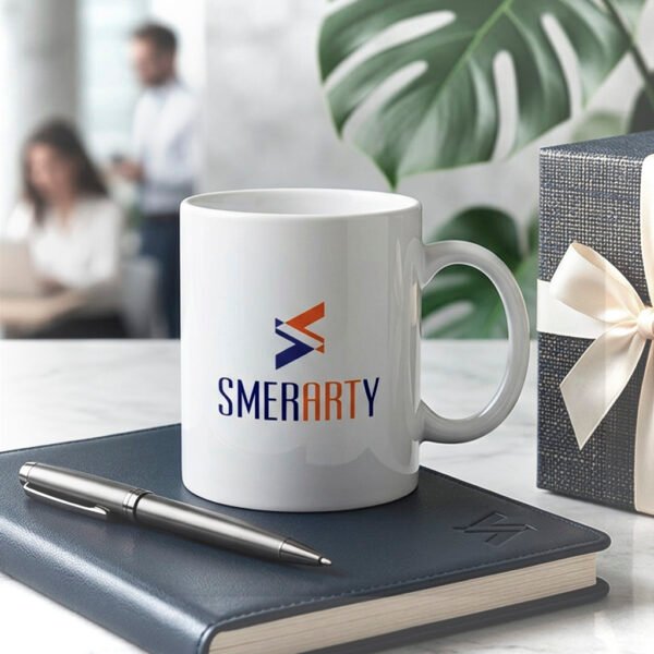 Brinde Corporativo Premium — Canecas Personalizadas em Porcelana